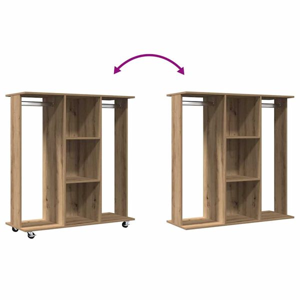 vidaXL Ντουλάπα artisan δρυς 102 x 38 x 110 εκ. Επεξεργασμένο ξύλο
