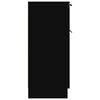 vidaXL Ντουλάπι Μαύρο 30 x 30 x 70 εκ. από Επεξεργασμένο Ξύλο