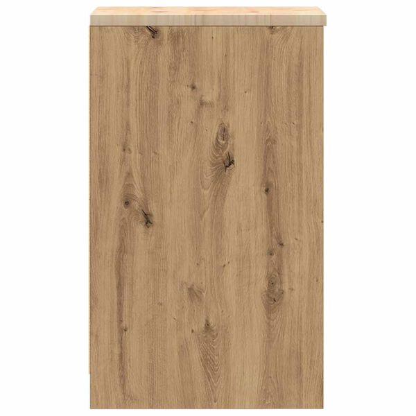 vidaXL ντουλάπι αποθήκευσης γκαράζ 30x51x85 εκ μασίφ ξύλο πεύκο