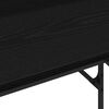 vidaXL Γραφείο Μαύρη δρυς 100 x 50 x 86.5 εκ Επεξεργασμένο ξύλο