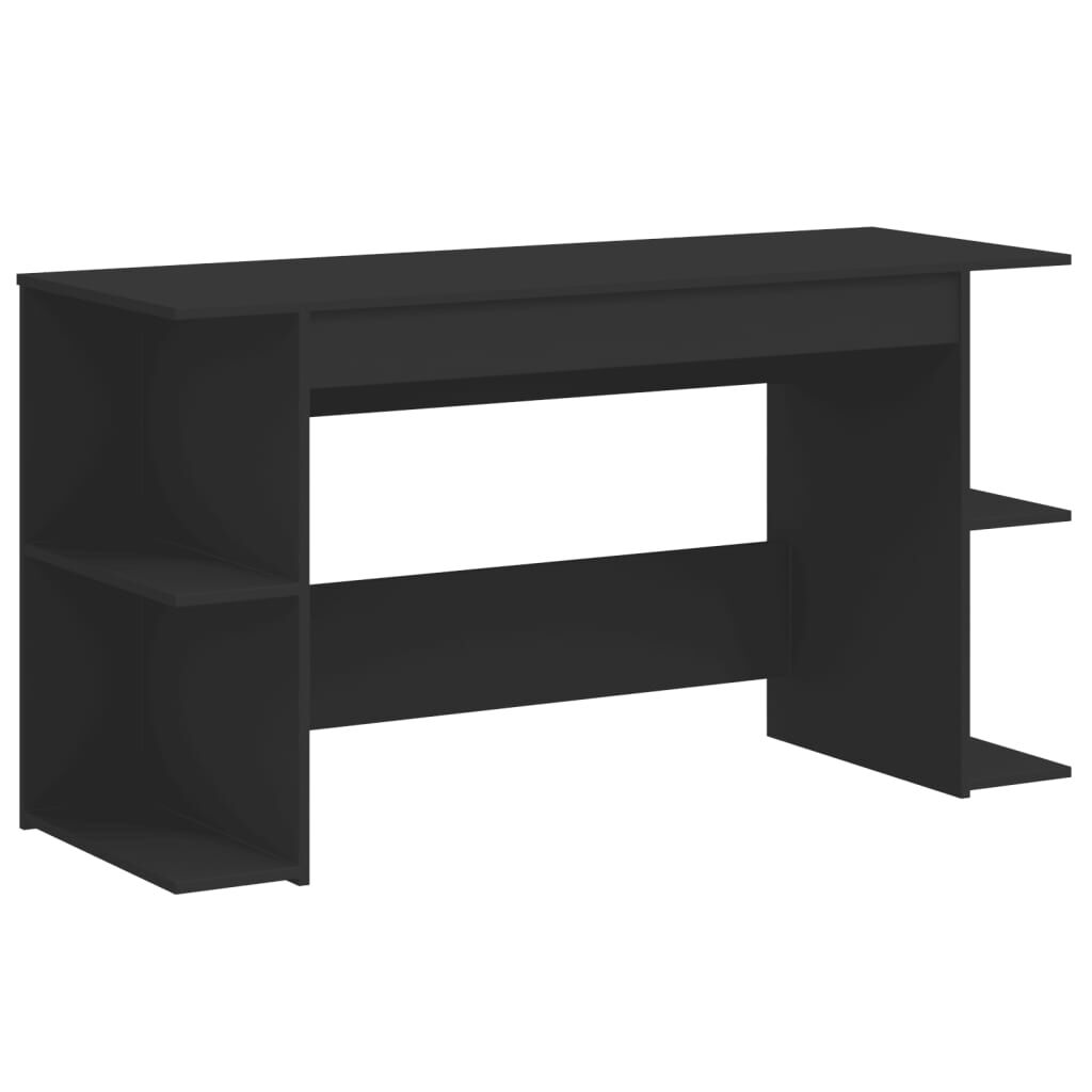 vidaXL Γραφείο Μαύρο 140 x 50 x 75 εκ. από Επεξεργασμένο Ξύλο