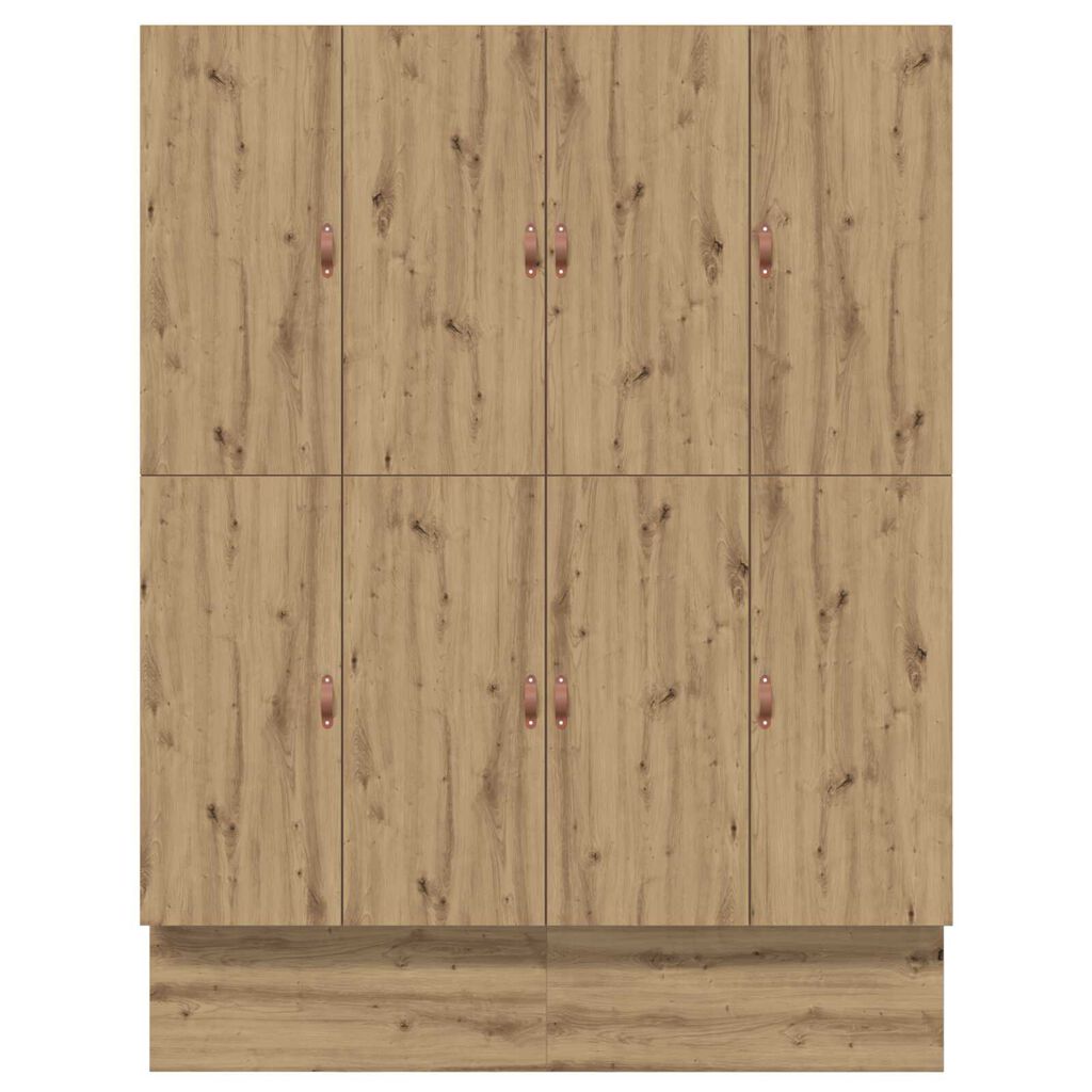 vidaXL Κρεβάτι Αποθήκευσης Artisan Oak 180x200 εκ.