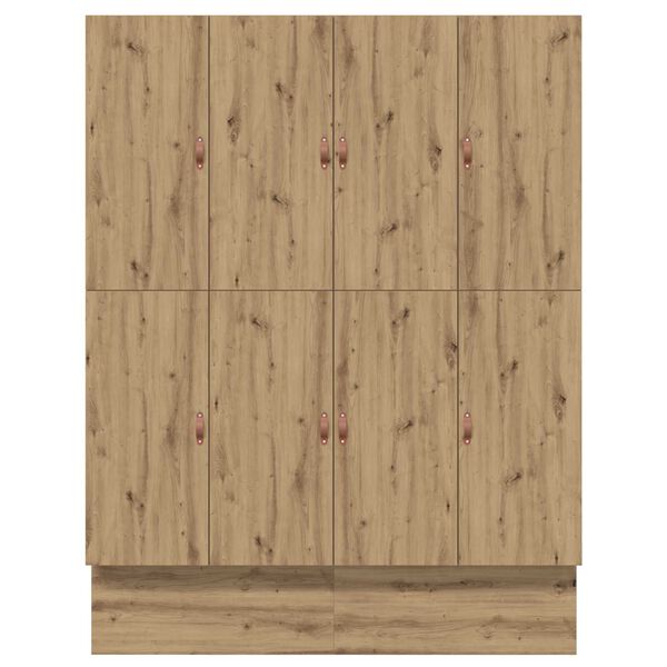 vidaXL Κρεβάτι Αποθήκευσης Artisan Oak 180x200 εκ.