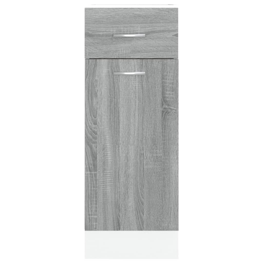vidaXL Έπιπλο Με Συρτάρι Lyon Γκρι Sonoma 30x46x81,5εκ.