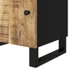vidaXL Κομοδίνο 50x33x60 εκ. Μασίφ Ξύλο Μάνγκο & Επεξεργασμένο Ξύλο