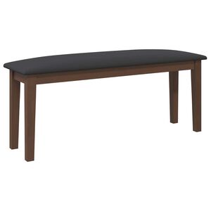 Πάγκος vidaXL 110 cm Καφέ μασίφ ξύλο καουτσούκ