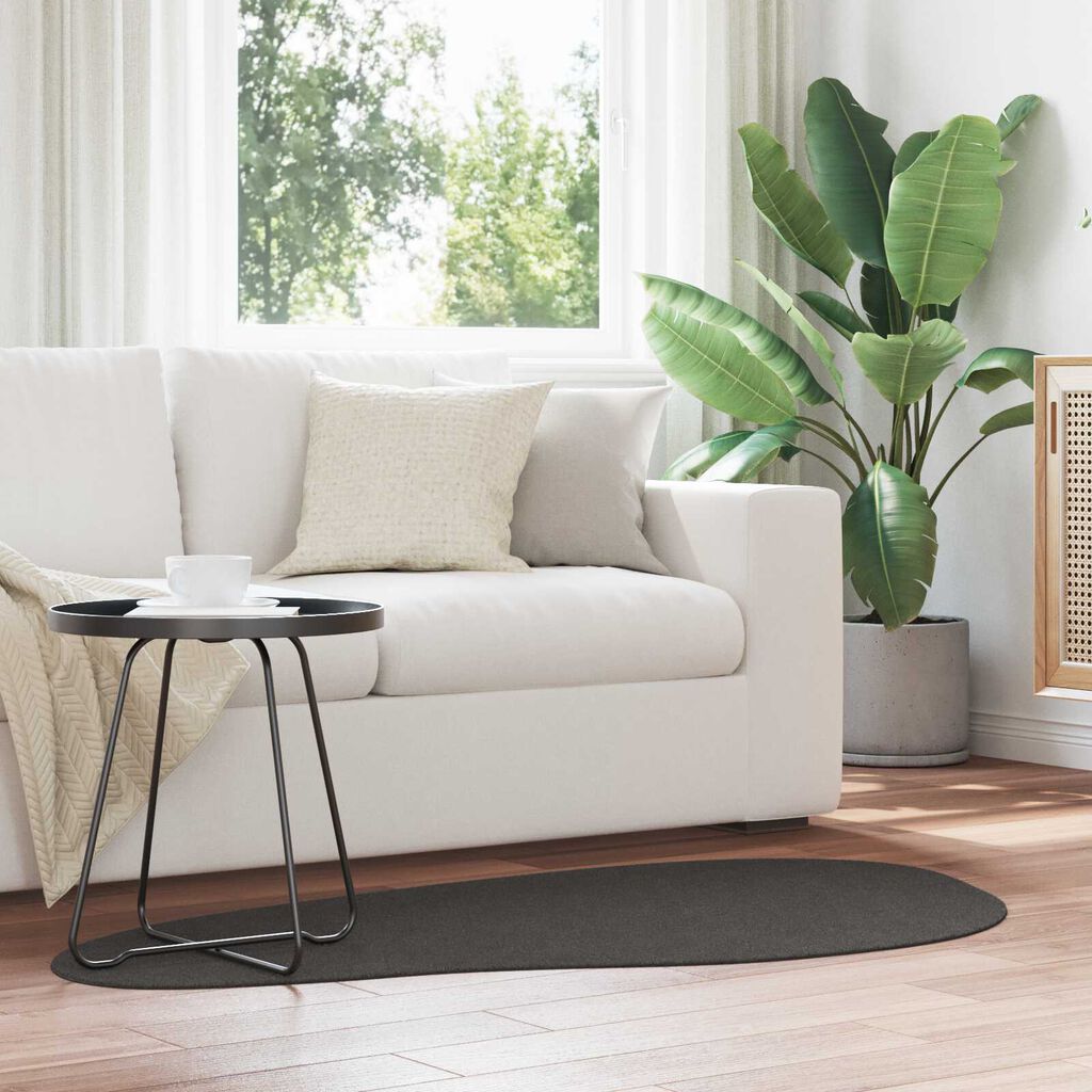 vidaXL Χαλί HUARTE Ανθρακί 80 x 150 cm Πολυεστέρας