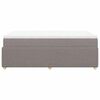 vidaXL &Kappa;&rho;&epsilon;&beta;ά&tau;&iota; Boxspring &mu;&epsilon; &Sigma;&tau;&rho;ώ&mu;&alpha; Taupe 120x200 &epsilon;&kappa;. &Upsilon;&phi;&alpha;&sigma;&mu;ά&tau;&iota;&nu;&omicron;