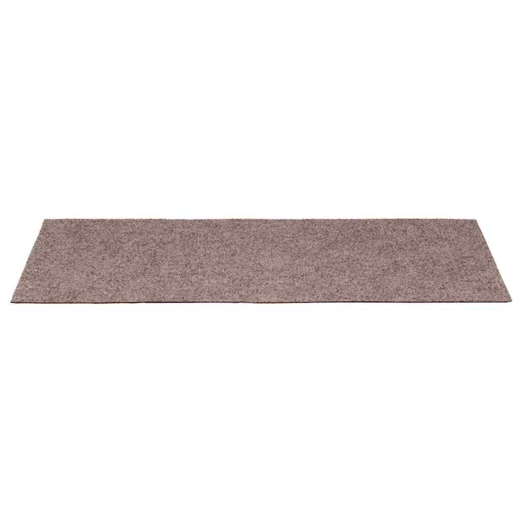 vidaXL Πατάκια Σκάλας 10 τεμ. Κρέμα 65x21x4 εκ. Βελονιασμένα