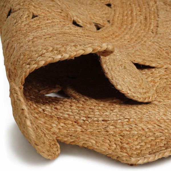 vidaXL Χαλί Καφέ Ø 210 cm Γιούτα