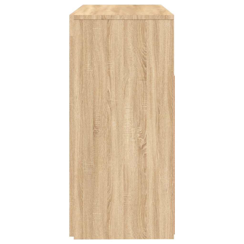vidaXL Ντουλάπι με LED Sonoma Δρυς 80 x 35 x 75 εκ.