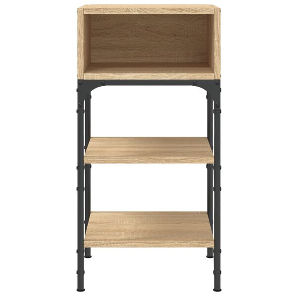 vidaXL Κομοδίνα 2 τεμ. Sonoma Δρυς 35x34,5x70 εκ. Επεξεργασμένο Ξύλο