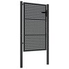 vidaXL Πόρτα Κήπου Ανθρακί 105x125 εκ. Ατσάλι