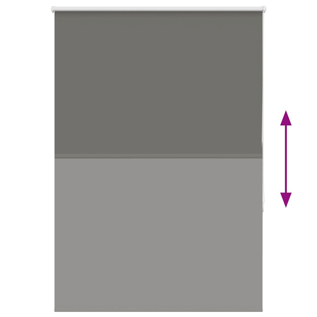 vidaXL Ρολέρ Μπλακάουτ γκρί 100x150 cm Πλάτος υφάσματος 95,7 cm