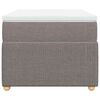 vidaXL &Kappa;&rho;&epsilon;&beta;ά&tau;&iota; Boxspring &mu;&epsilon; &Sigma;&tau;&rho;ώ&mu;&alpha; Taupe 100 x 200 &epsilon;&kappa;. &Upsilon;&phi;&alpha;&sigma;&mu;ά&tau;&iota;&nu;&omicron;