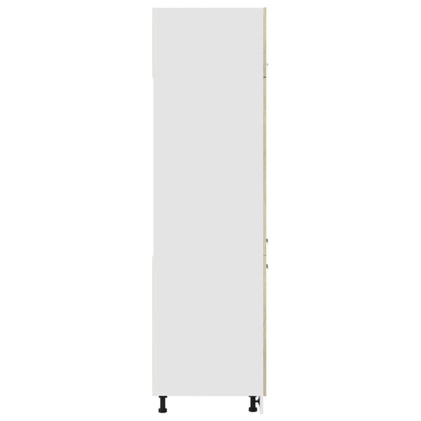 vidaXL Ντουλάπι Ψυγείου Lyon Sonoma Δρυς 60x57x207εκ.