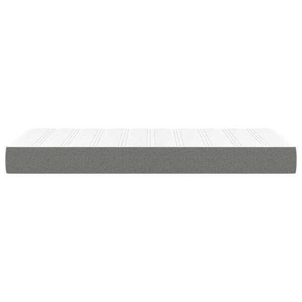 vidaXL Στρώμα με Pocket Springs Σκούρο Γκρι 90x200x20 εκ. Υφασμάτινο