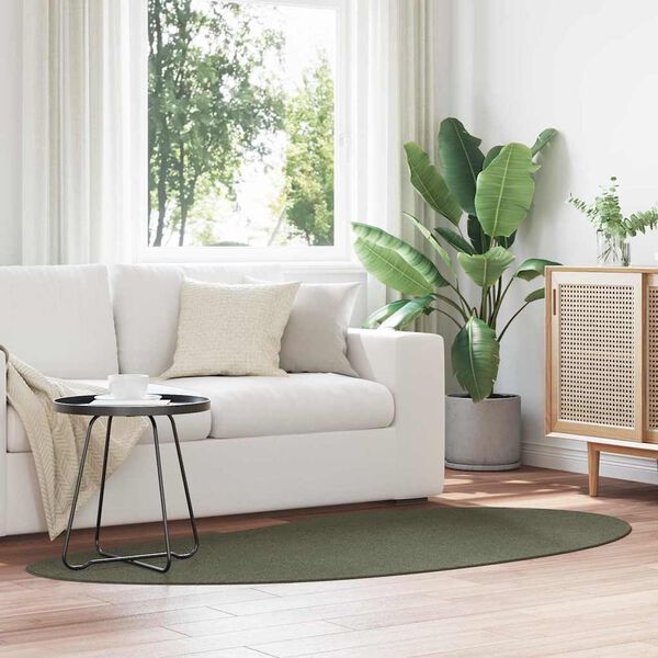 vidaXL Χαλί Δασικό Πράσινο 100 x 200 cm Πολυεστέρας