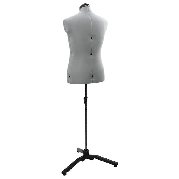 vidaXL Ρυθμιζόμενη Φόρμα Φορέματος Γυναικεία Γκρι 37.5-45.5 ίντσες