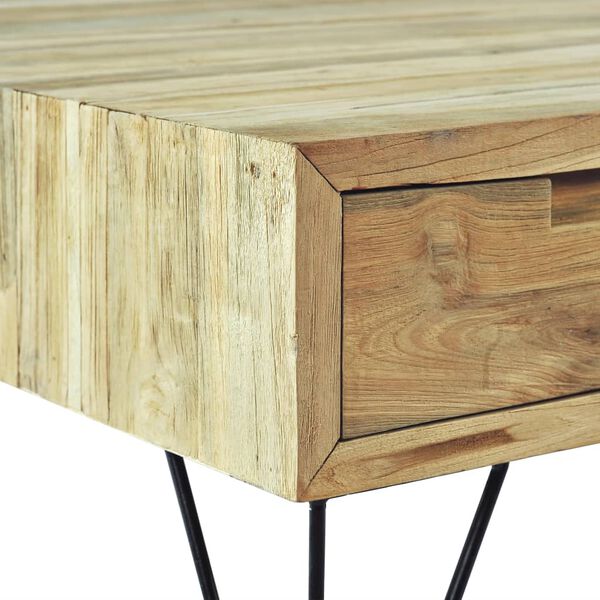 vidaXL Τραπεζάκι Σαλονιού 80 x 80 x 40 εκ. από Μασίφ Ξύλο Teak