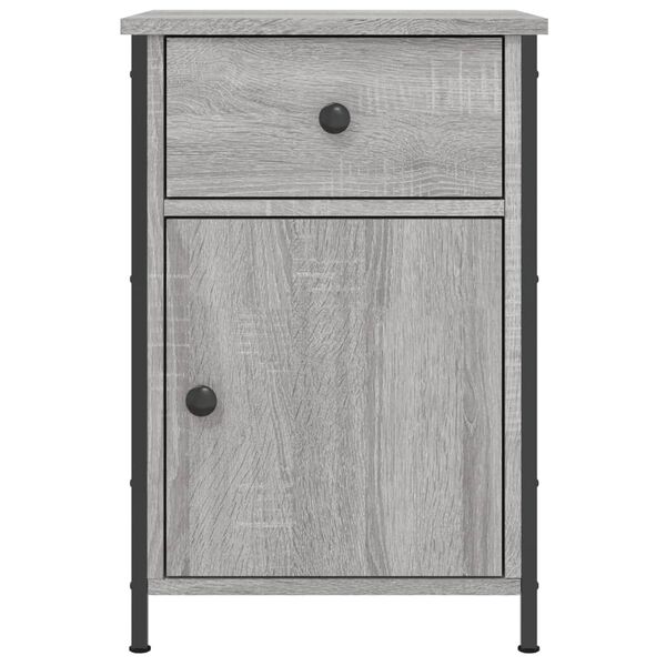 vidaXL Κομοδίνα 2 τεμ. Γκρι Sonoma 40x42x60εκ. από Επεξεργασμένο Ξύλο