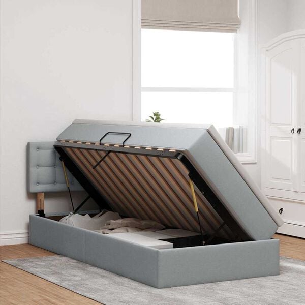 vidaXL &Kappa;&rho;&epsilon;&beta;ά&tau;&iota; &mu;&epsilon; &alpha;&pi;&omicron;&theta;&eta;&kappa;&epsilon;&upsilon;&tau;&iota;&kappa;ό &chi;ώ&rho;&omicron; &kappa;&alpha;&iota; LED &Alpha;&nu;&omicron;&iota;&chi;&tau;ό &gamma;&kappa;&rho;&iota; 100 x 200 cm