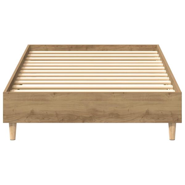 vidaXL Πλαίσιο κρεβατιού χωρίς στρώμα Artisan Oak 90x200 cm