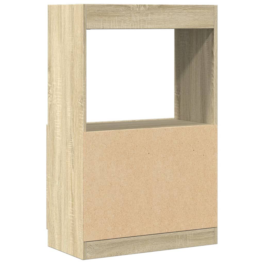 vidaXL Ντουλάπι Sonoma Δρυς 63x33x100 εκ. από Επεξεργασμένο Ξύλο