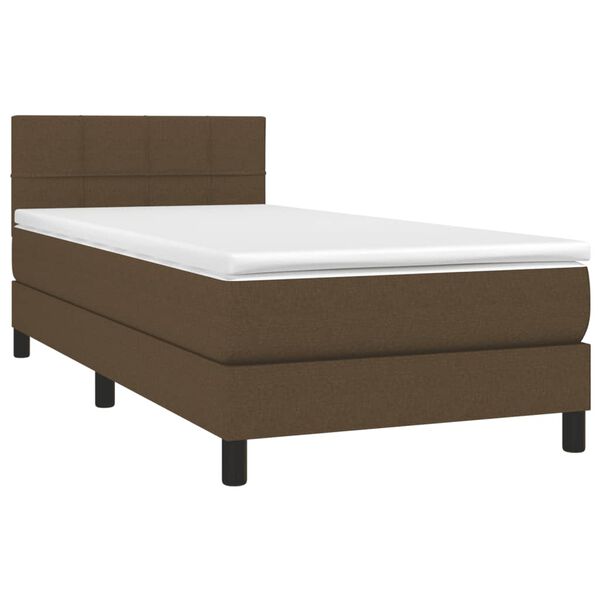 vidaXL &Kappa;&rho;&epsilon;&beta;ά&tau;&iota; Boxspring &mu;&epsilon; &Sigma;&tau;&rho;ώ&mu;&alpha; &Sigma;&kappa;&omicron;ύ&rho;&omicron; &Kappa;&alpha;&phi;έ 80x200 &epsilon;&kappa;. &Upsilon;&phi;&alpha;&sigma;&mu;ά&tau;&iota;&nu;&omicron;