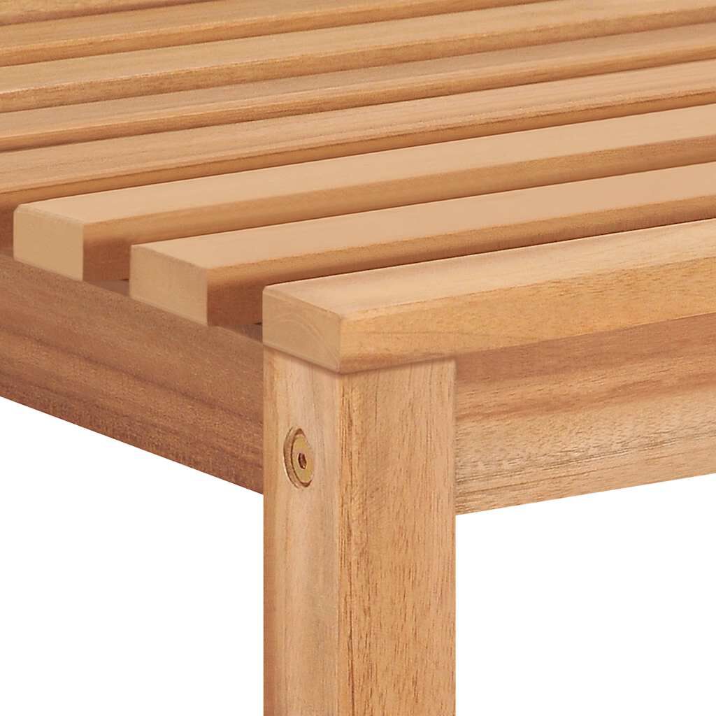 vidaXL Καρέκλες Κήπου 4 Τεμαχίων από Μασίφ Ξύλο Teak με Μαξιλάρια