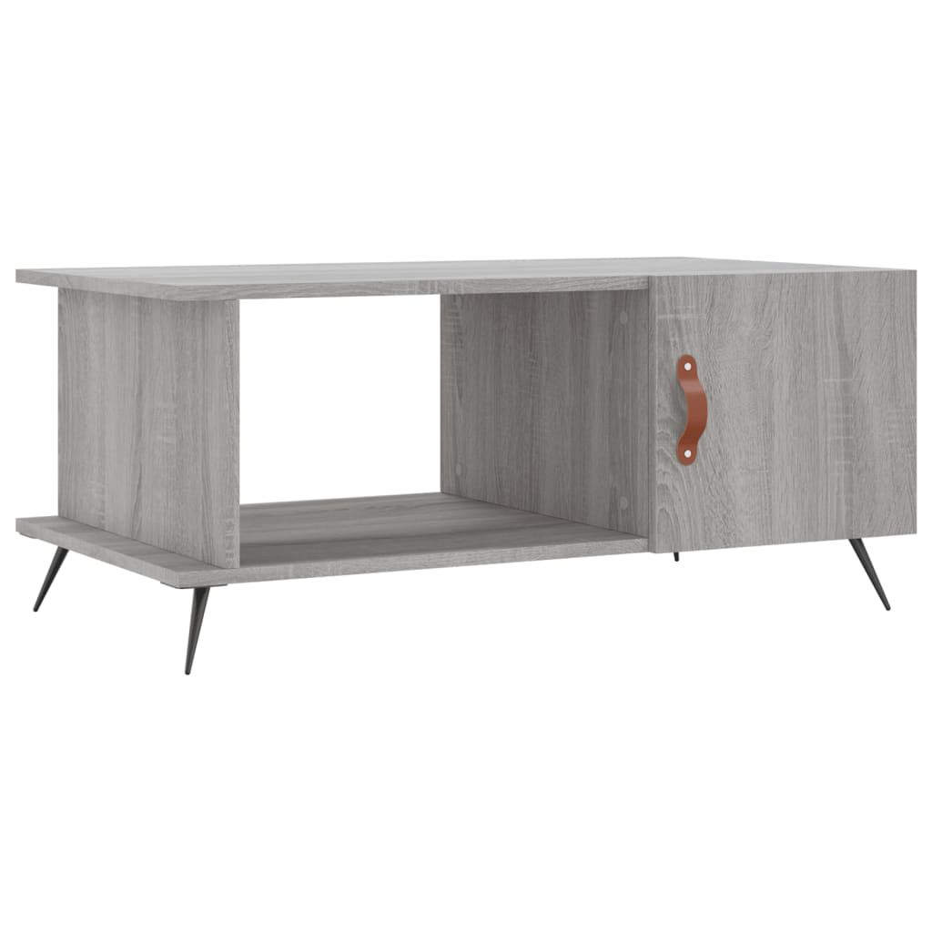 vidaXL Τραπεζάκι Σαλονιού Γκρι Sonoma 90x50x40 εκ. Επεξεργασμένο Ξύλο