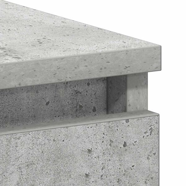 vidaXL Γραφείο Γκρι του Σκυροδέματος 90 x 45 x 76 εκ. από Επεξ. Ξύλο