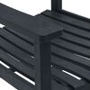vidaXL Κουνιστή καρέκλα Μαύρο 65 x 84 x 114 εκ Πολυαιθυλένιο