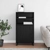 vidaXL Highboard &Mu;&alpha;ύ&rho;&omicron; 60 x 36 x 110 &epsilon;&kappa; &Epsilon;&pi;&epsilon;&xi;&epsilon;&rho;&gamma;&alpha;&sigma;&mu;έ&nu;&omicron; &xi;ύ&lambda;&omicron;