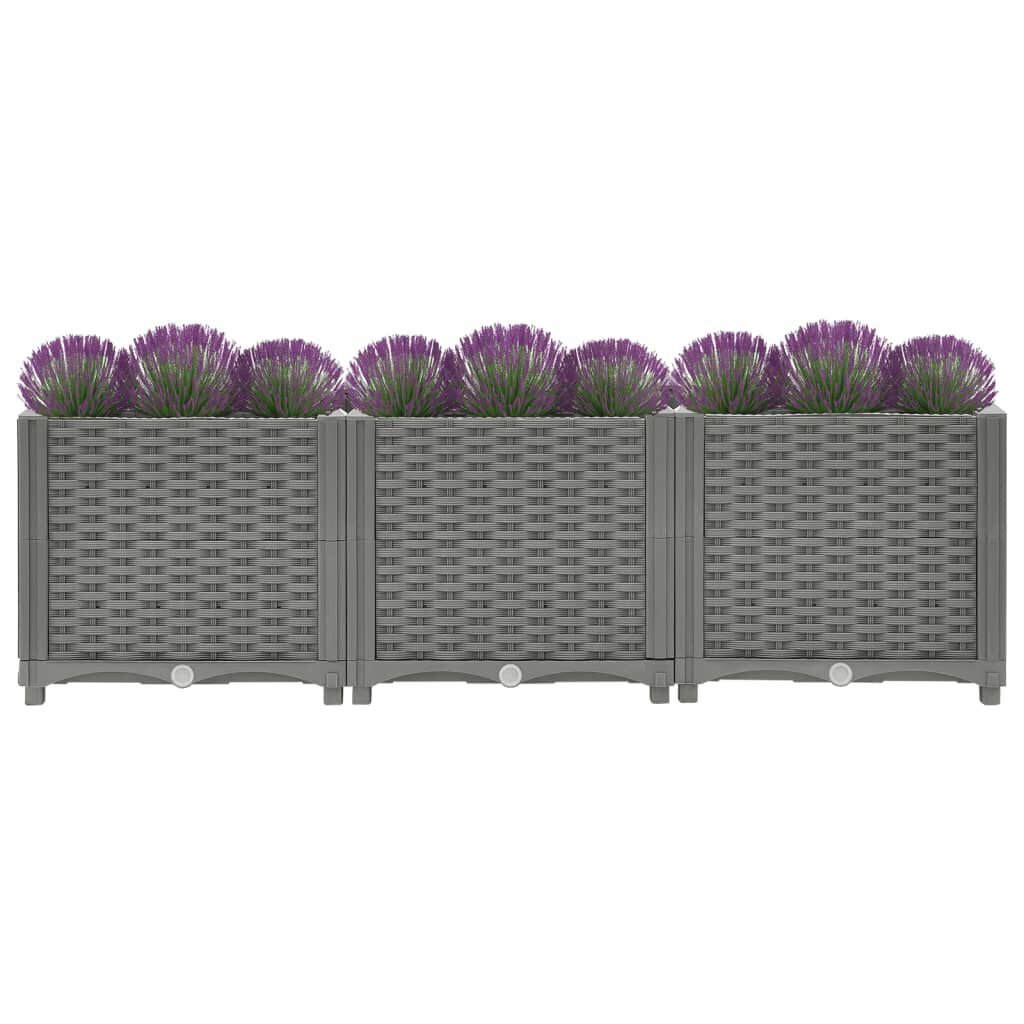 vidaXL Ζαρντινιέρα 120 x 40 x 38 εκ. από Πολυπροπυλένιο
