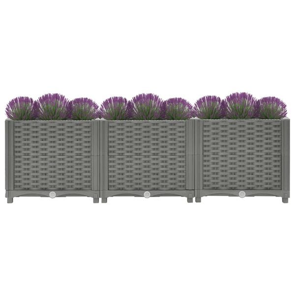 vidaXL Ζαρντινιέρα 120 x 40 x 38 εκ. από Πολυπροπυλένιο