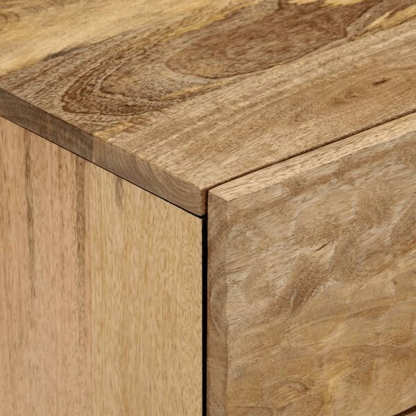 vidaXL Κομοδίνο 40 x 33 x 46 εκ. από Μασίφ Ξύλο Μάνγκο