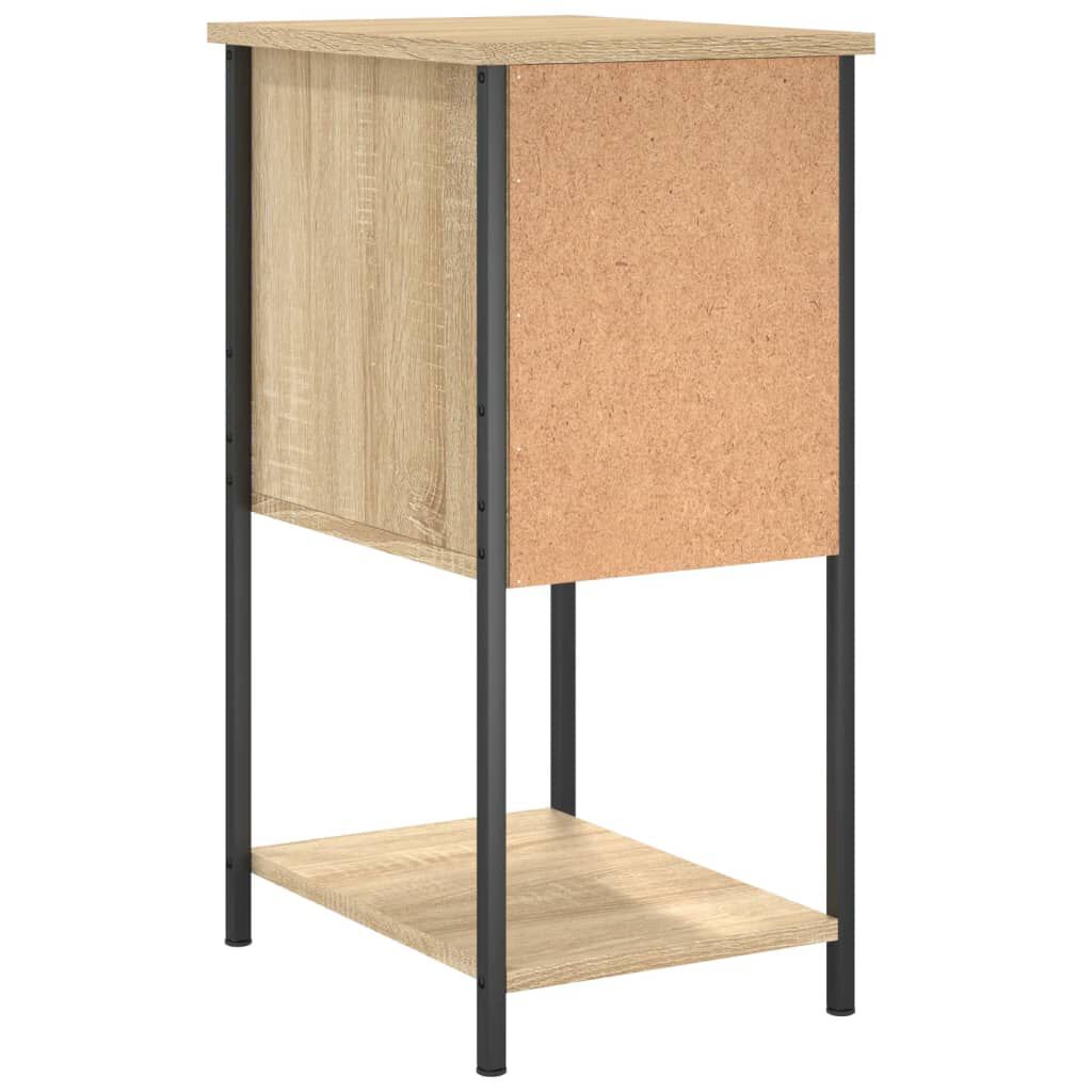 vidaXL Κομοδίνο Sonoma Δρυς 32 x 42 x 70 εκ. από Επεξεργασμένο Ξύλο