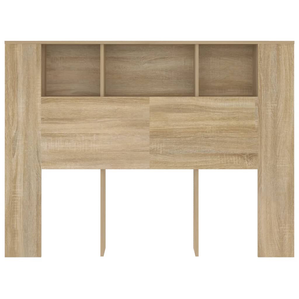 vidaXL Κεφαλάρι Με Αποθηκευτικό Χώρο Sonoma Δρυς 140x18,5x104,5 εκ.