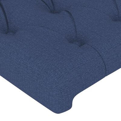 vidaXL Κεφαλάρι με Πτερύγια Μπλε 183x23x78/88 εκ. Υφασμάτινο