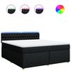 vidaXL &Kappa;&rho;&epsilon;&beta;ά&tau;&iota; Boxspring &mu;&epsilon; &Sigma;&tau;&rho;ώ&mu;&alpha; &Mu;&alpha;ύ&rho;&omicron; 180x200 &epsilon;&kappa;. &Upsilon;&phi;&alpha;&sigma;&mu;ά&tau;&iota;&nu;&omicron;