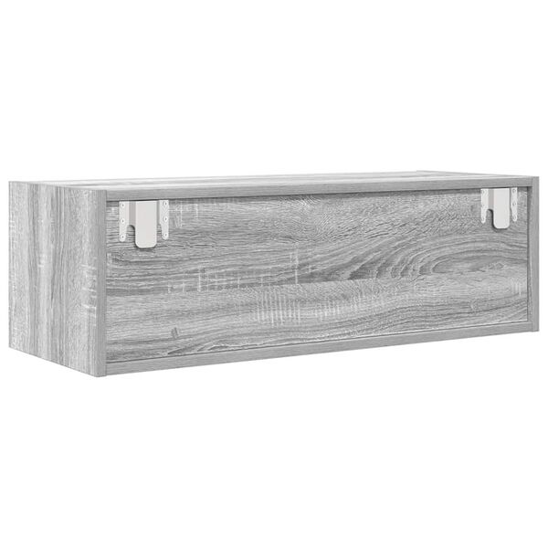 vidaXL Έπιπλο Τηλεόρασης Γκρι Sonoma 80x31x25,5 εκ. Επεξεργασμένο Ξύλο