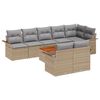 vidaXL &Sigma;&epsilon;&tau; &Kappa;&alpha;&nu;&alpha;&pi;έ &Kappa;ή&pi;&omicron;&upsilon; &mu;&epsilon; &mu;&alpha;&xi;&iota;&lambda;ά&rho;&iota; 9 pcs &Mu;&pi;&epsilon;&zeta; &sigma;&upsilon;&nu;&theta;&epsilon;&tau;&iota;&kappa;ό &rho;&alpha;&tau;ά&nu;