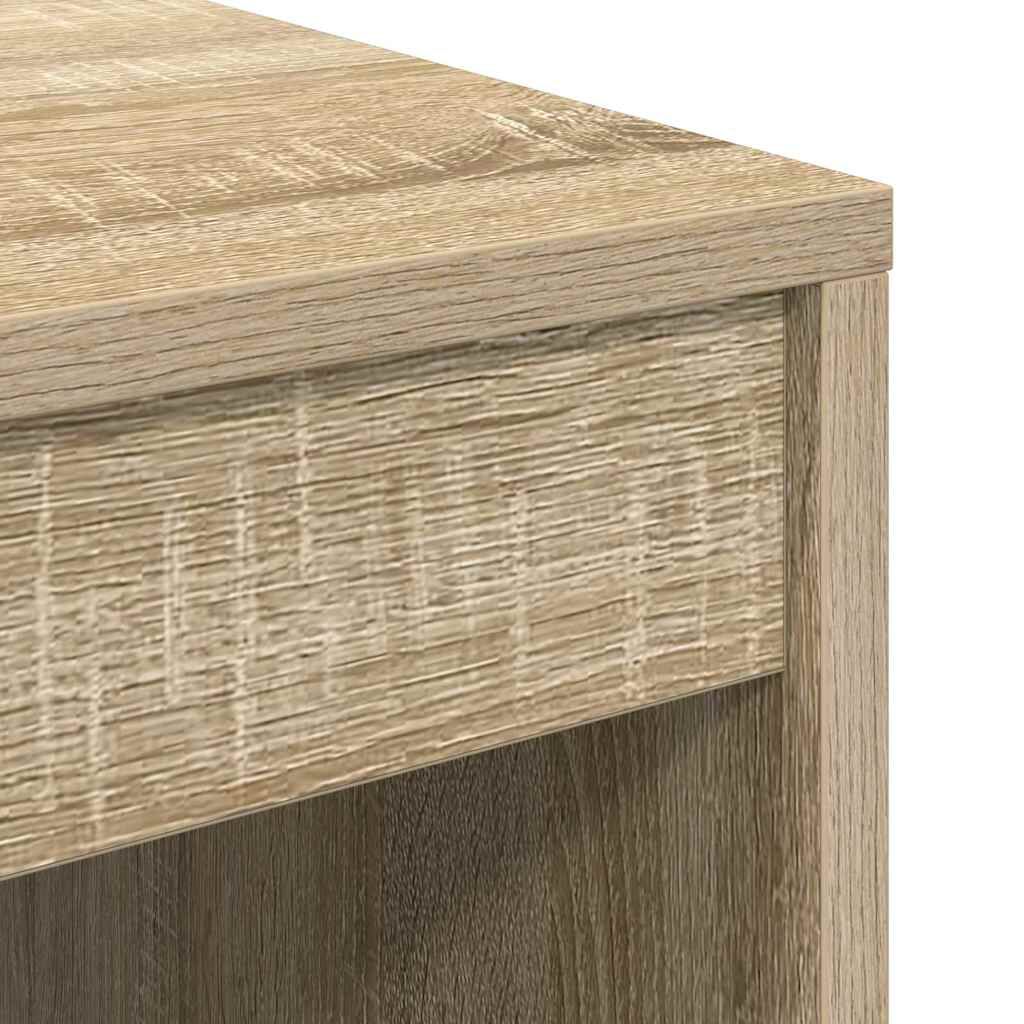 vidaXL Γραφείο με αποθηκευτικό χώρο 2 pcs Δρύς Sonoma 70 x 50 x 76 εκ.