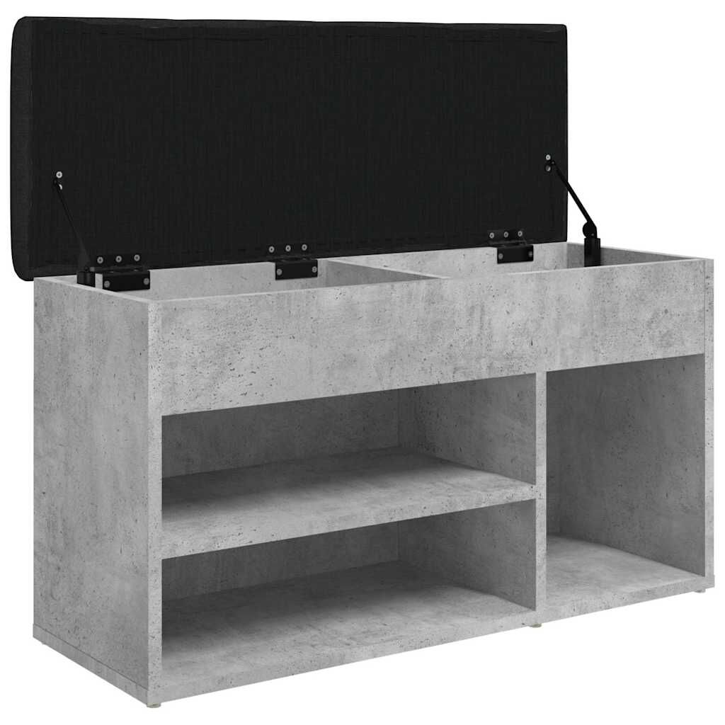 vidaXL Παπουτσοθήκη Γκρι Σκυρ. 82x32x45,5 εκ. από Επεξεργασμένο Ξύλο