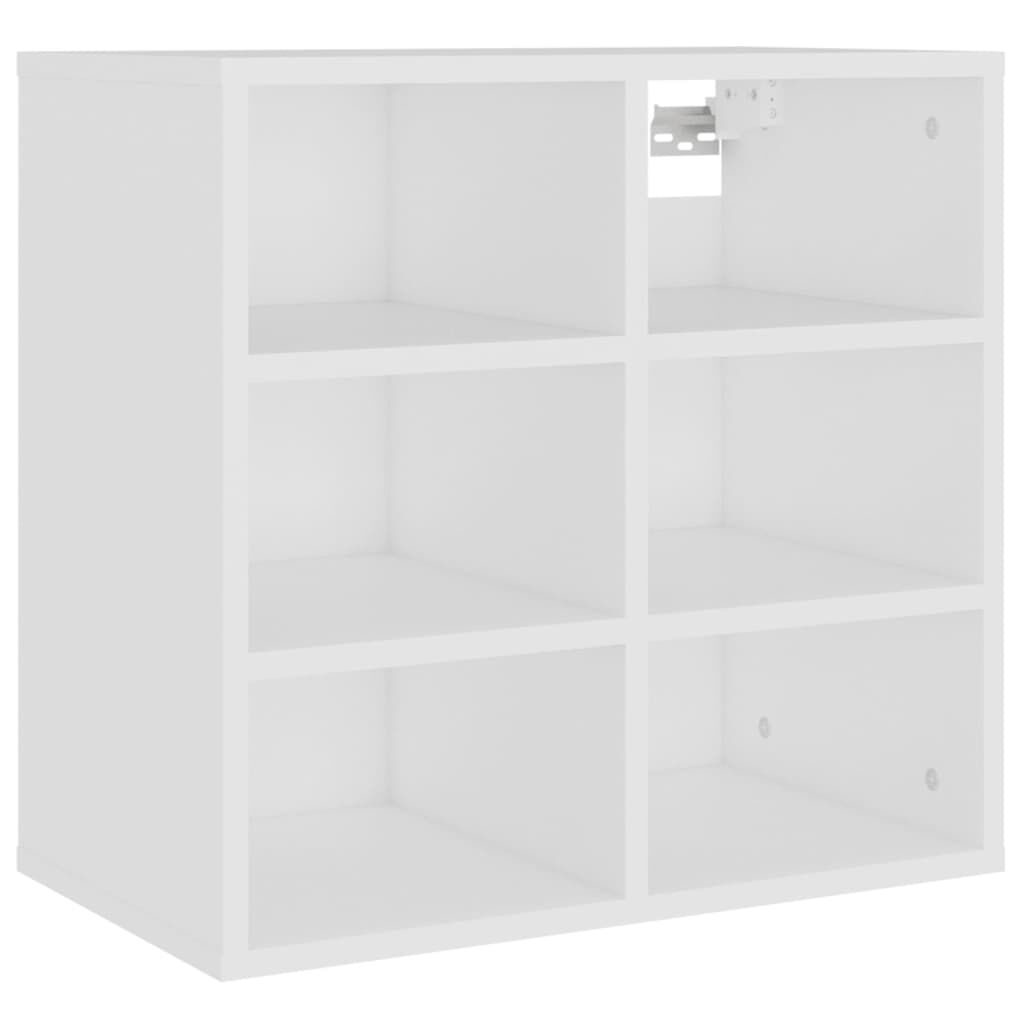 vidaXL Παπουτσοθήκες 2 τεμ. Λευκές 52,5 x 30 x 50 εκ.