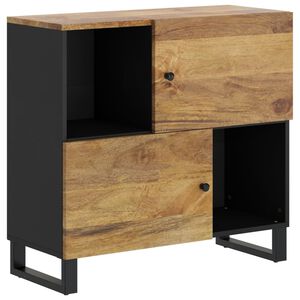vidaXL &Nu;&tau;&omicron;&upsilon;&lambda;ά&pi;&iota; &mu;&epsilon; 2 &Pi;ό&rho;&tau;&epsilon;&sigmaf; 80 x 33 x 75 &epsilon;&kappa;. &alpha;&pi;ό &Mu;&alpha;&sigma;ί&phi; &Xi;ύ&lambda;&omicron; &Mu;ά&nu;&gamma;&kappa;&omicron;