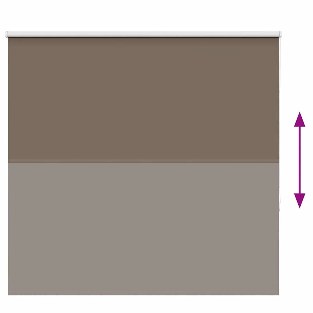 vidaXL Ρολέρ Μπλακάουτ Coffee 145x130 εκ. Πλάτος υφάσματος 141,6εκ.