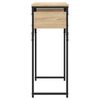 vidaXL Τραπέζι Κονσόλα με Ράφι Sonoma Δρυς 75x30x75 εκ. Επεξεργ. Ξύλο