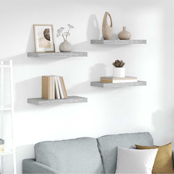 vidaXL &Rho;ά&phi;&iota;&alpha; &Tau;&omicron;ί&chi;&omicron;&upsilon; 4 &tau;&epsilon;&mu;. &Gamma;&kappa;&rho;&iota; &Sigma;&kappa;&upsilon;&rho;&omicron;&delta;έ&mu;&alpha;&tau;&omicron;&sigmaf; 50x23x3,8 &epsilon;&kappa;. MDF